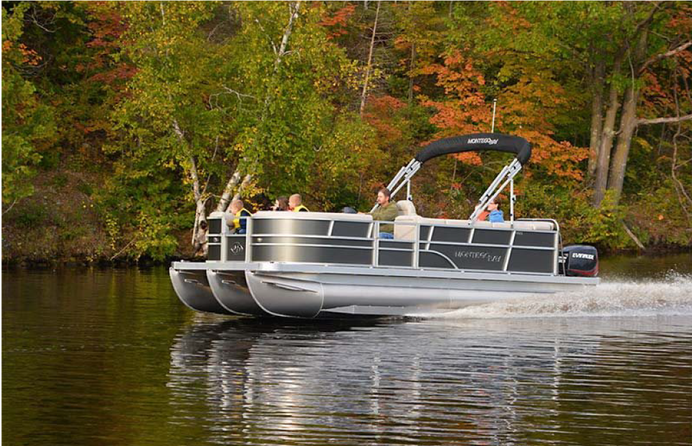 Sport Deluxe Pontoon Boat